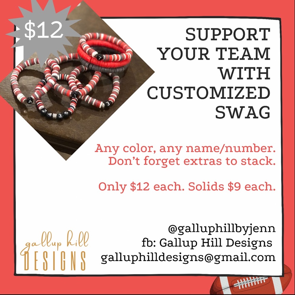 Personalized team swag